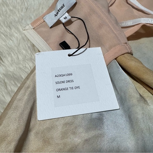 NWT Auteur Solene Dress in Orange Tie-Dye - Size Medium - Picture 7 of 9